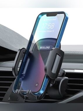 Beglero Universal Black Adjustable Air Vent Mount Auto Car Cell Phone Holder